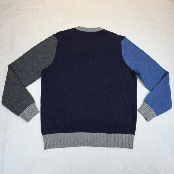 Polo Ralph Lauren Wool Alpaca Color-block Knit Crewneck Sweater Mens XL  Preppy - Picture 4 of 10